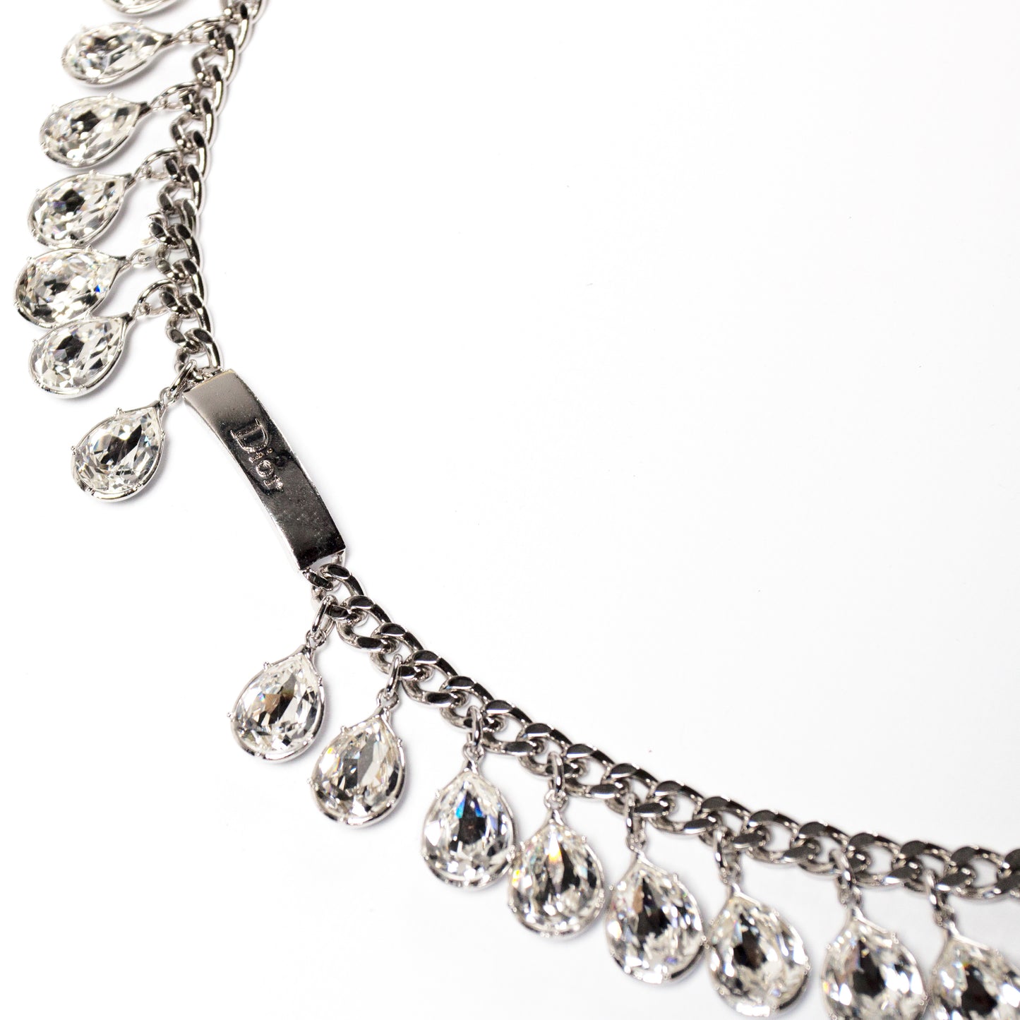 Dior silver crystal belt by Galliano F/W 2004