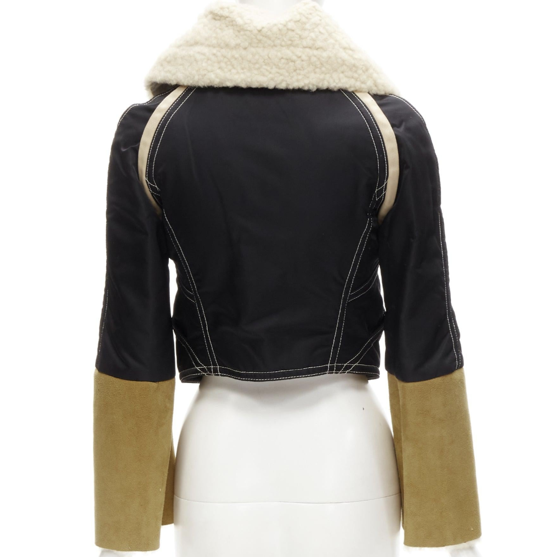 Veste en daim cropped Dsquared2 - F/W 2004