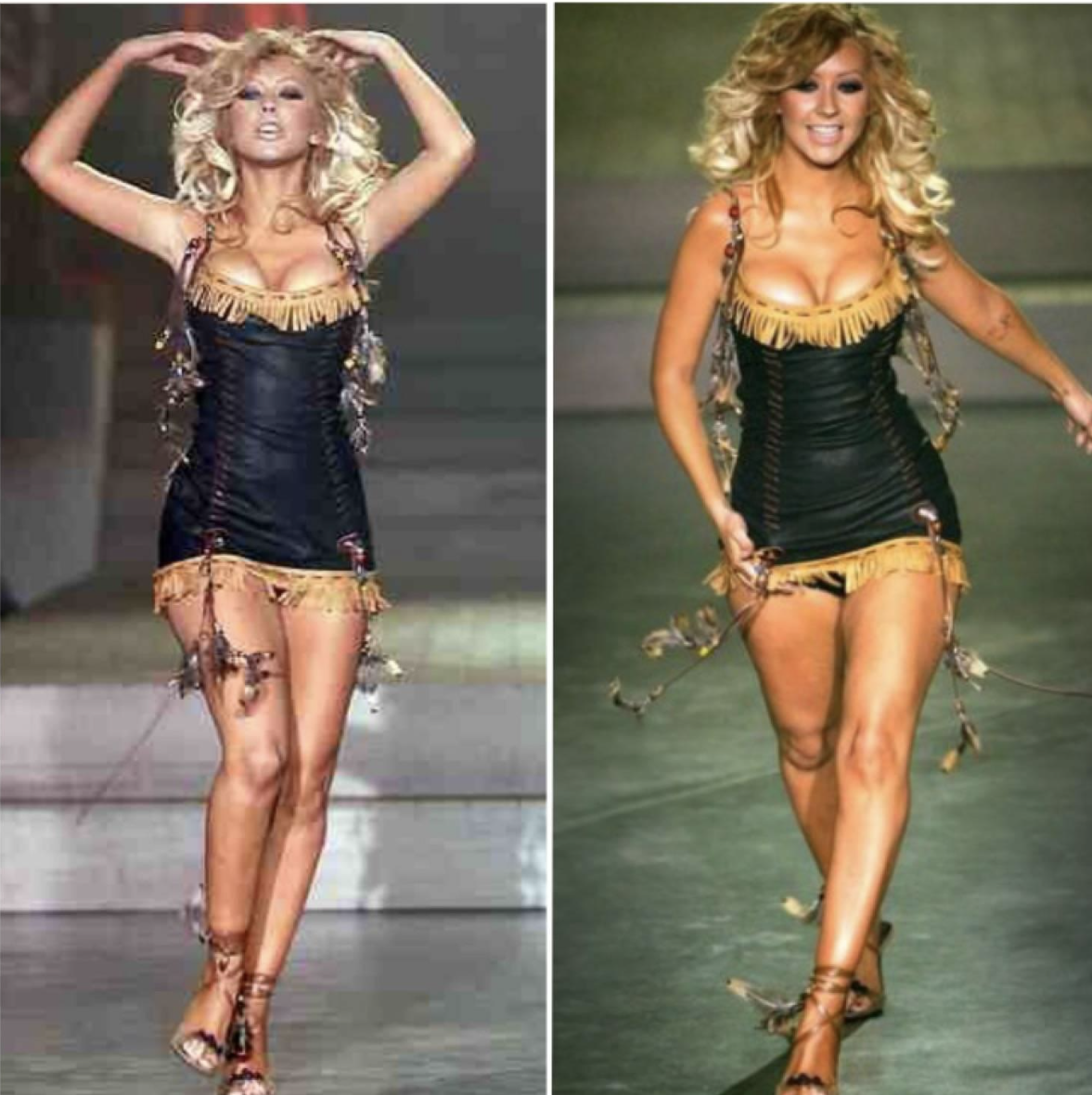 Dsquared2 leather skirt 2005 - M