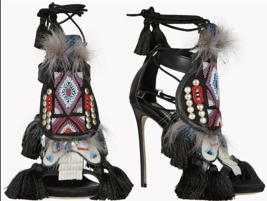 Sandales "Eskimo" noire Dsquared2 F/W 2015 - EU39|6UK|8US