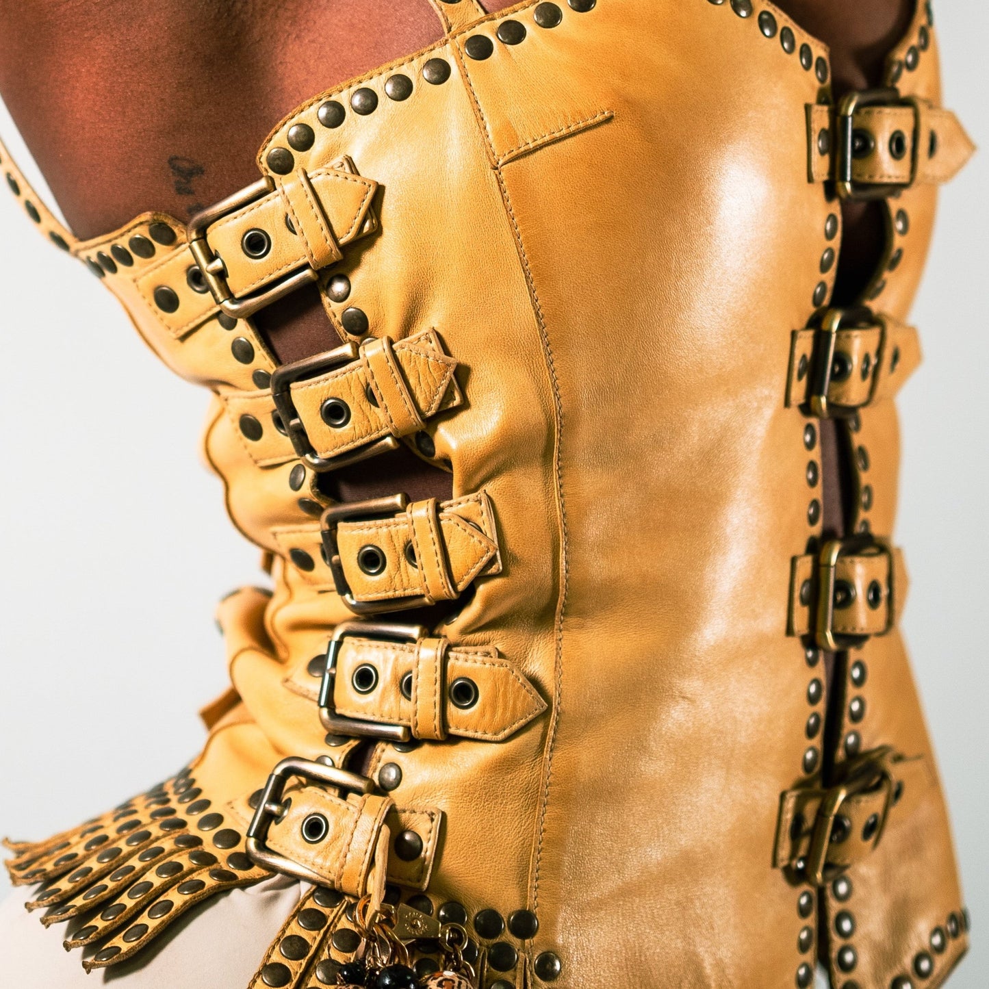 Dolce & Gabbana leather corset - S/S 2003