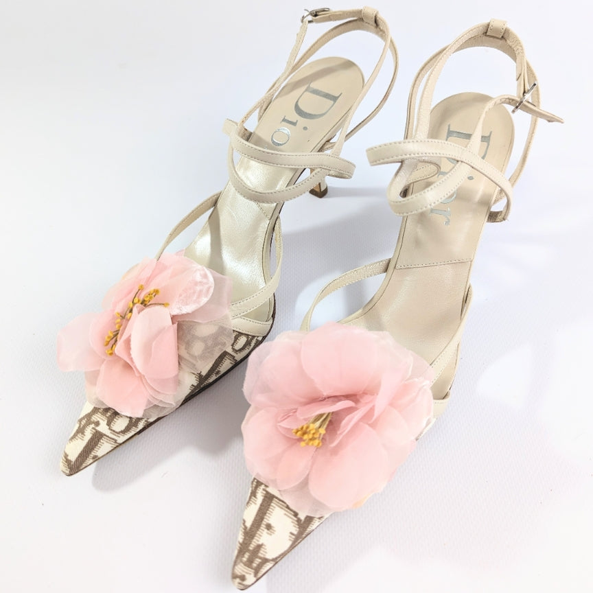 Dior Monogram trotter mules S/S2002 - EU38|5UK|7US