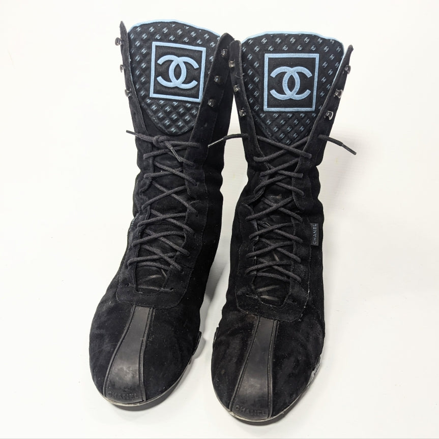 Chanel suede ankle boots - EU38.5|5.5UK|7.5US