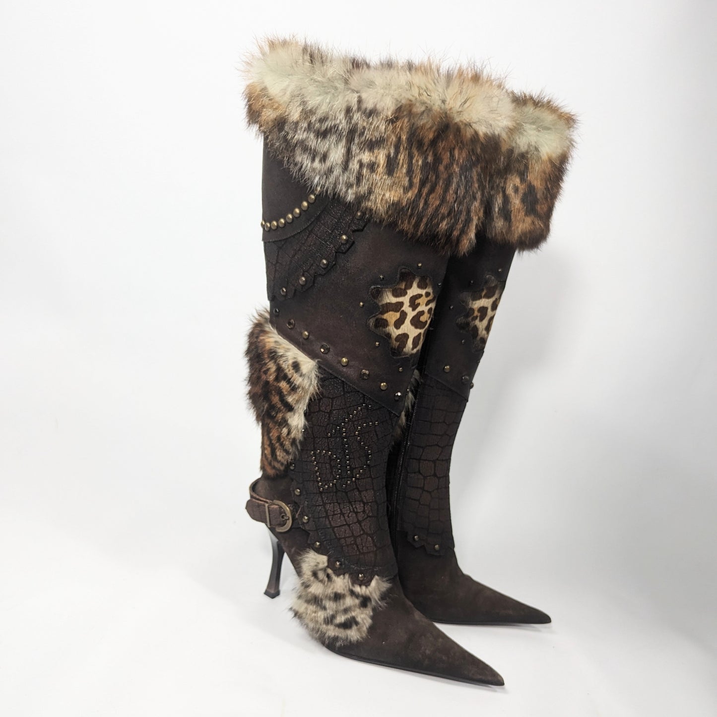 El Dantes Fur Boots - 2 sizes available : 37 & 38