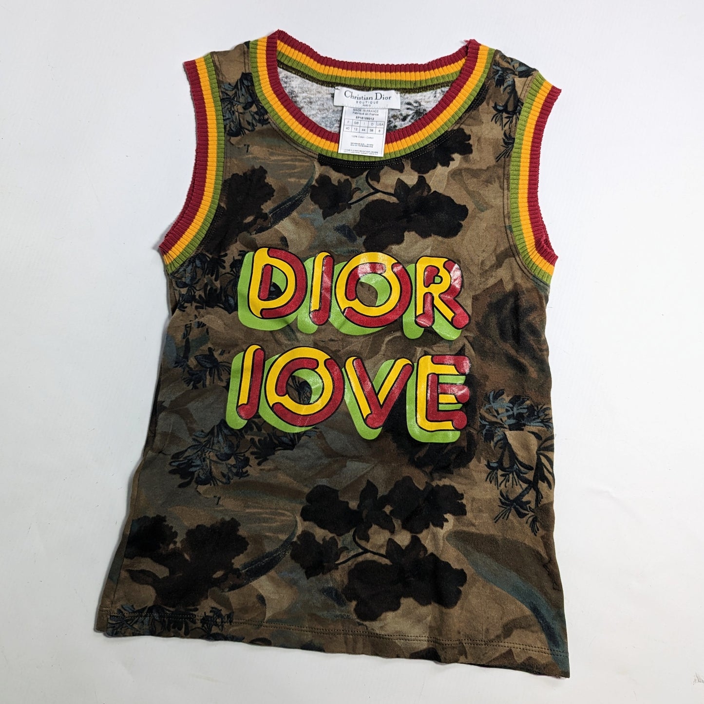 Rasta top "Dior Love" - Dior by Galliano - M