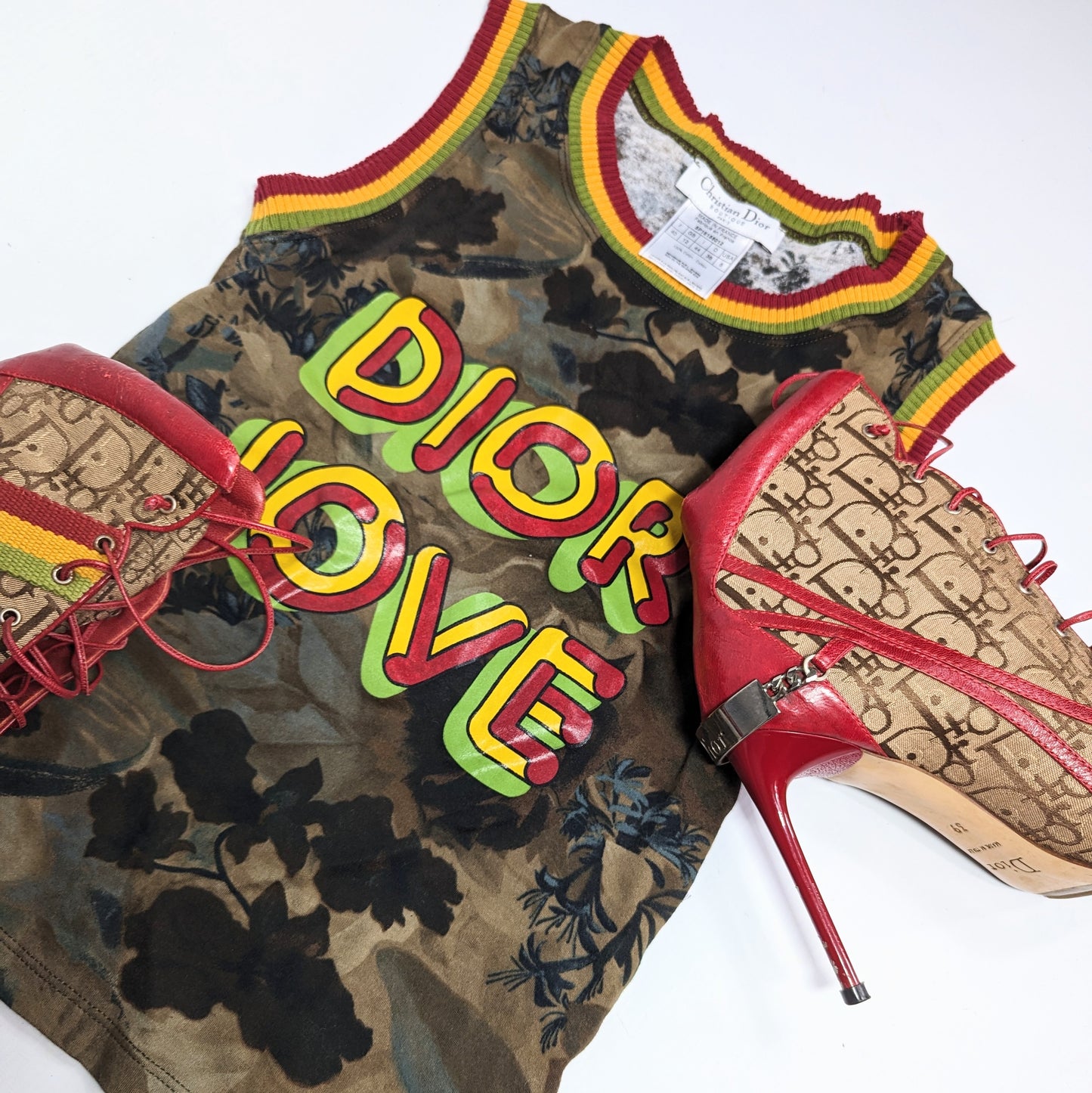 Rasta top "Dior Love" - Dior by Galliano - M