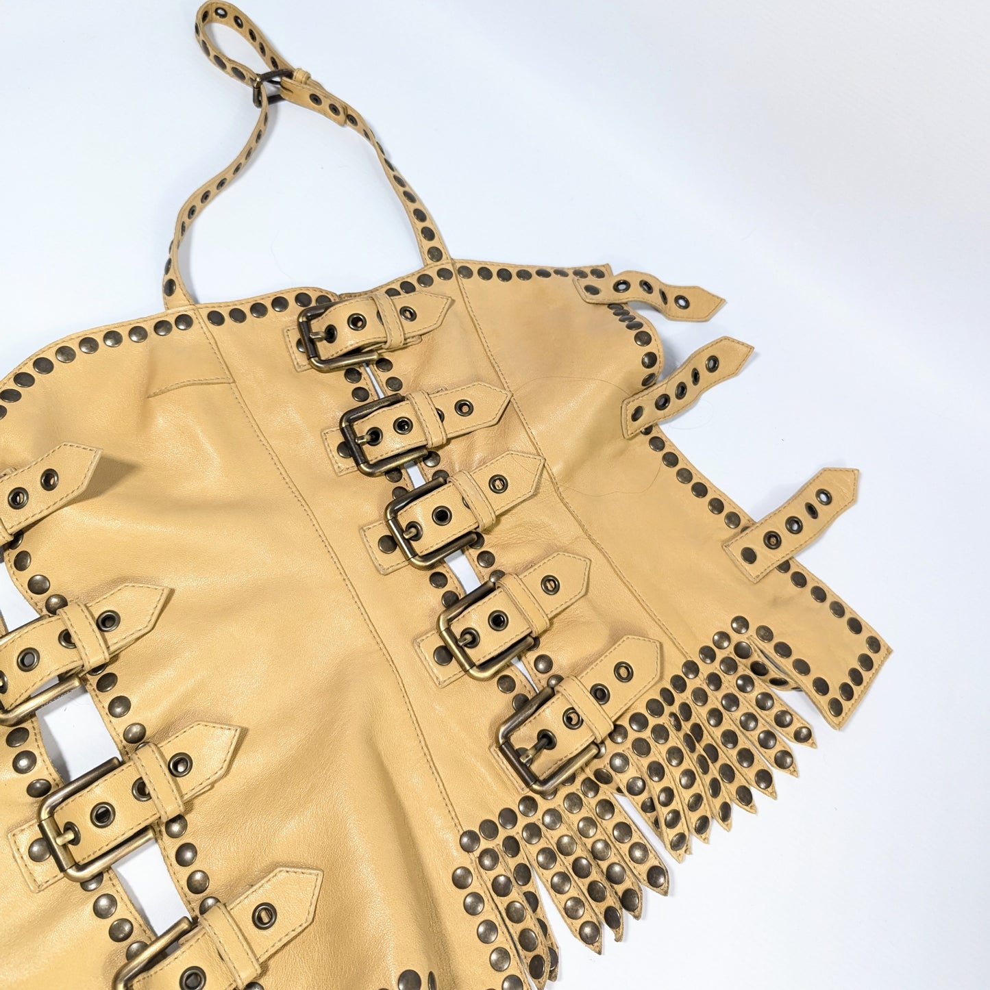 Dolce & Gabbana leather corset - S/S 2003