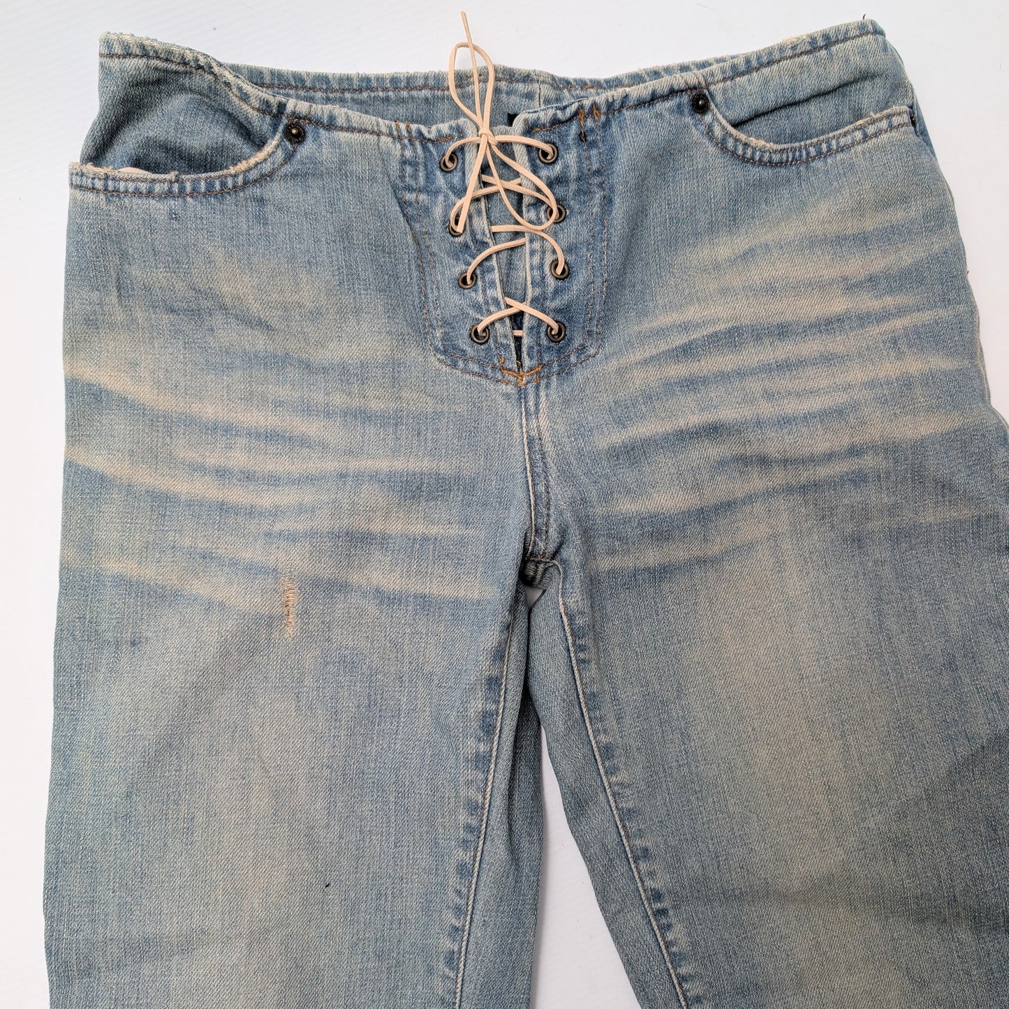 Dolce & Gabbana Lace-Up Jeans - M