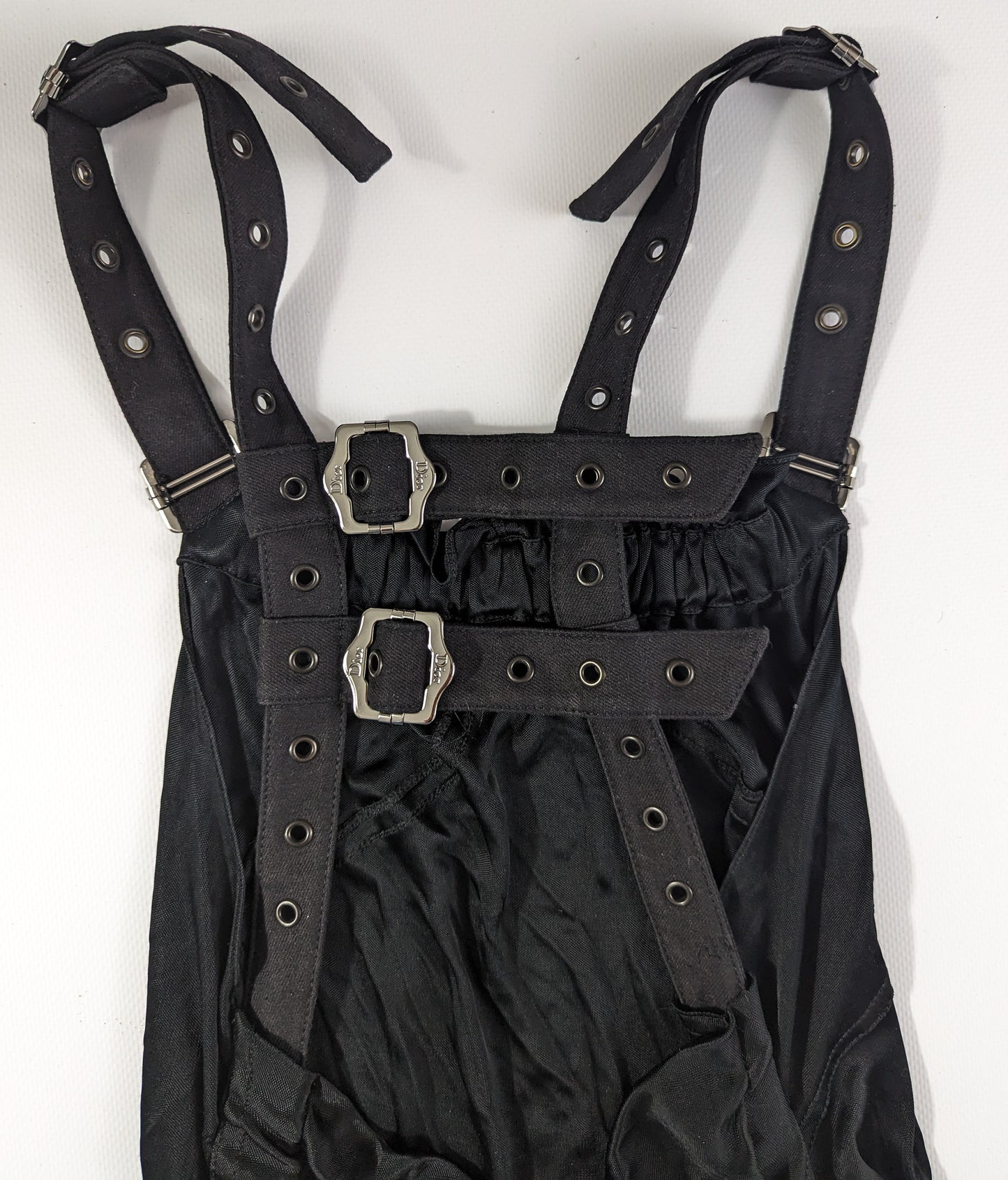 Dior dress by Galliano, bondage style, Fall/Winter 2003