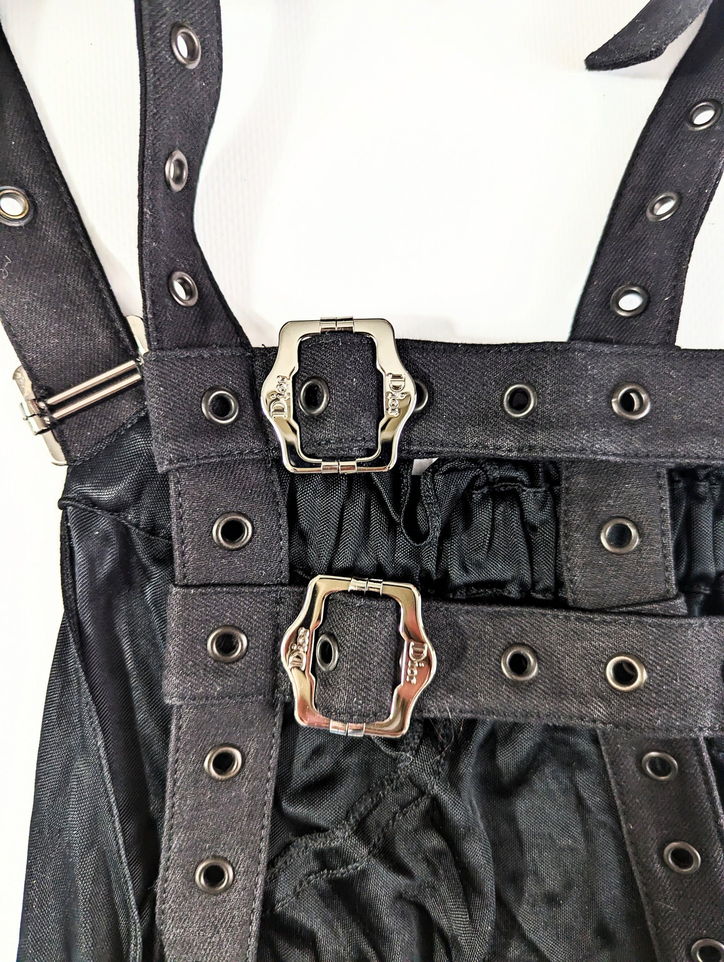 Dior dress by Galliano, bondage style, Fall/Winter 2003