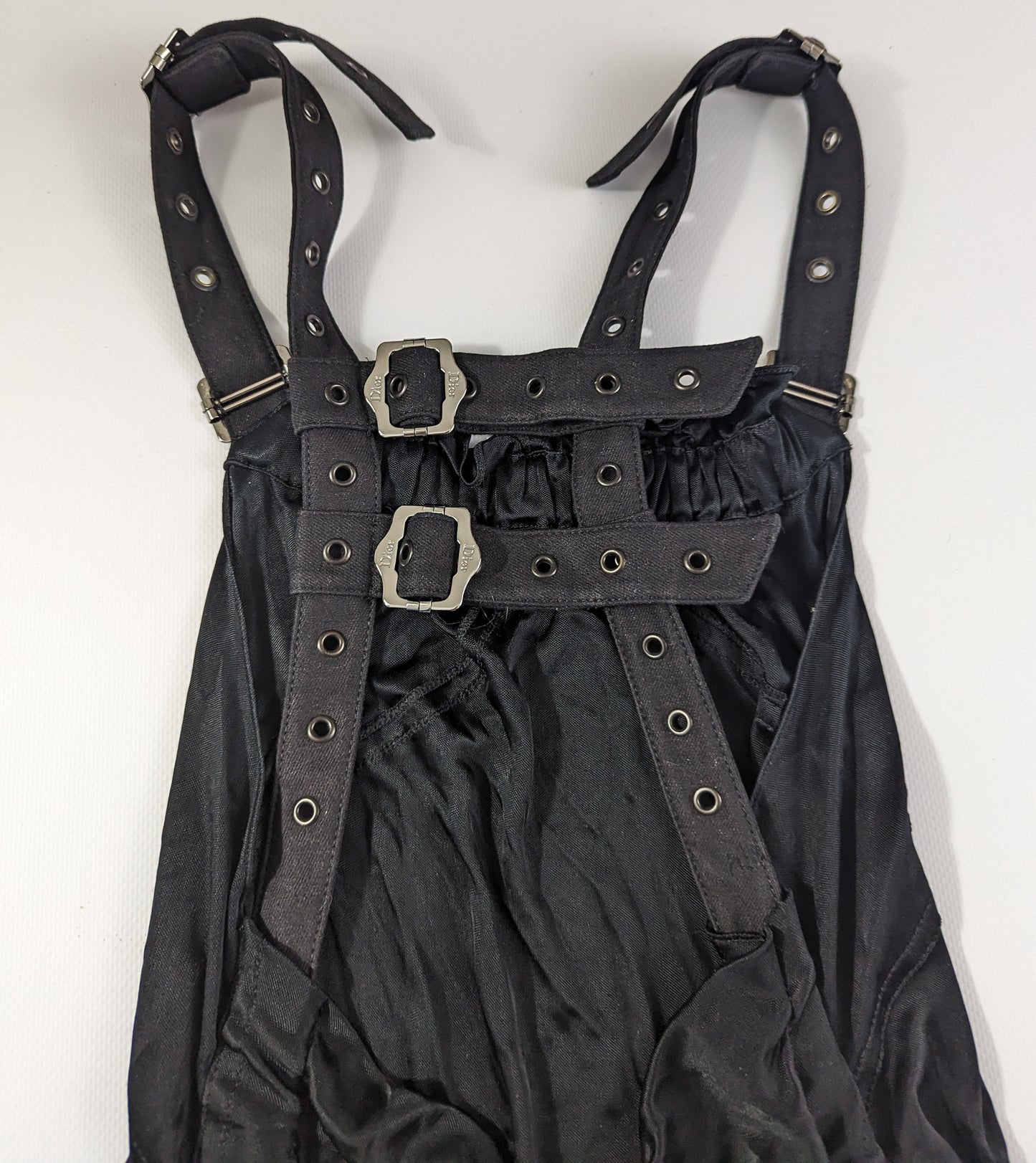 Dior dress by Galliano, bondage style, Fall/Winter 2003