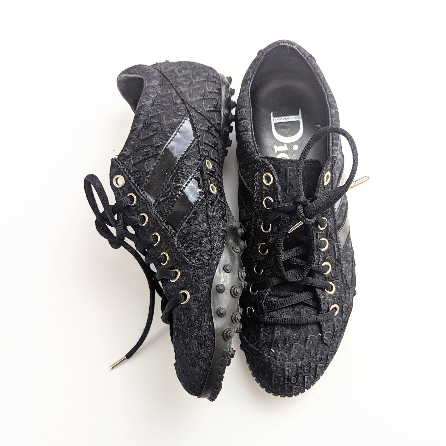 Dior Black Monogram Sneaker by Galliano - FR38 | UK5 | US6