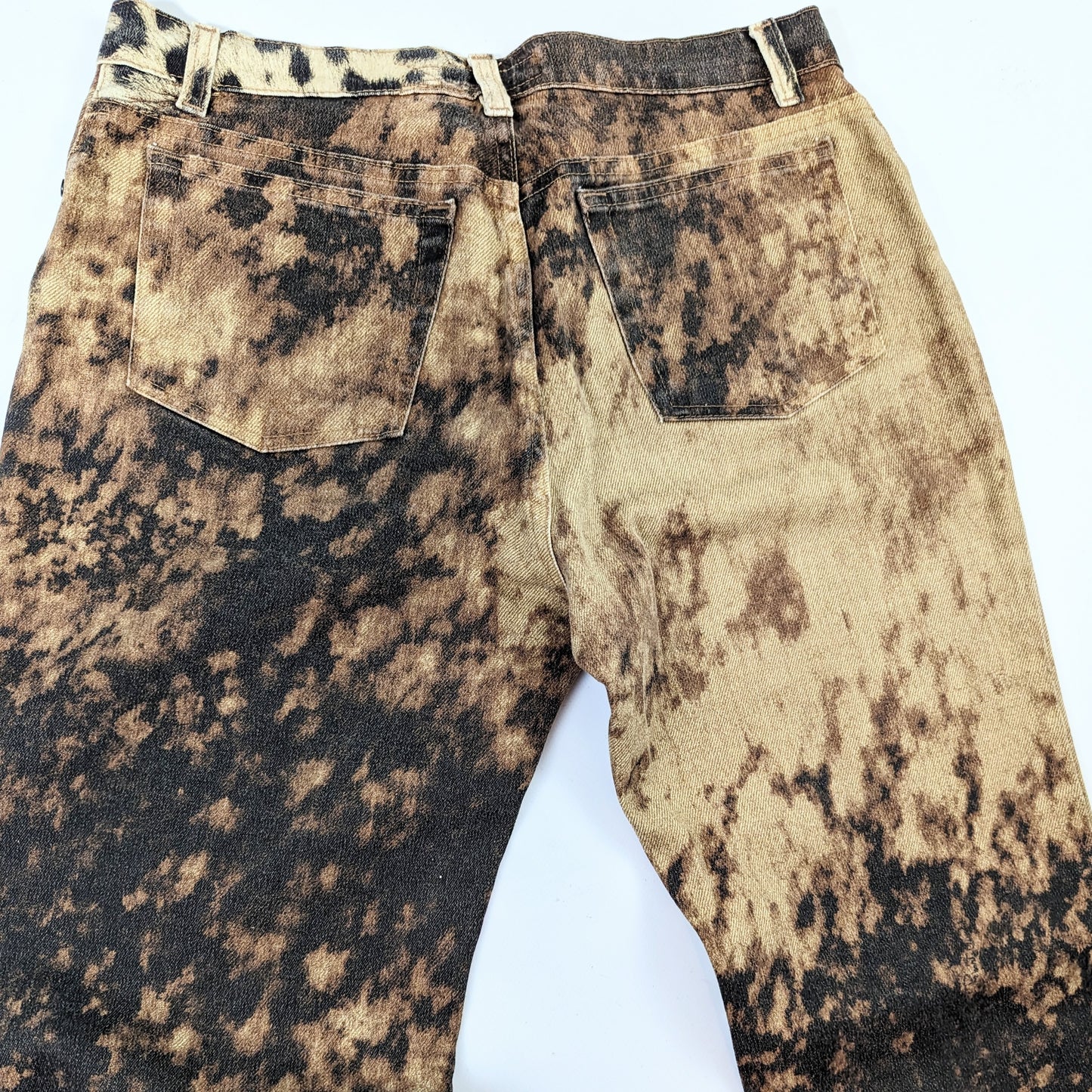 Roberto Cavalli animal print jeans - M
