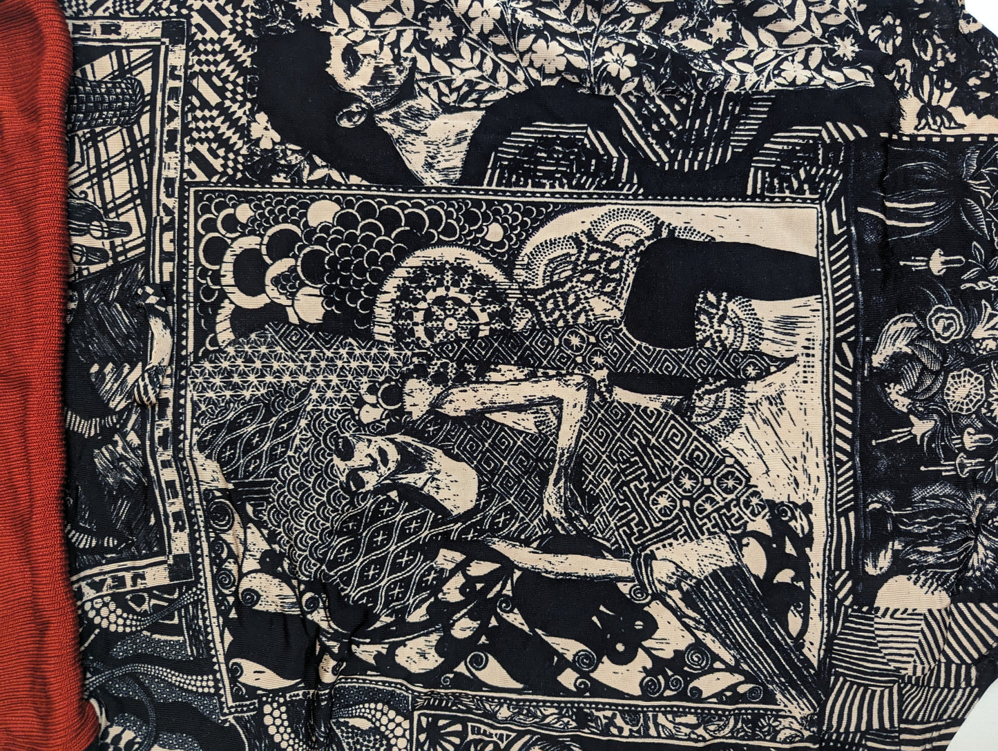 Jean-Paul Gaultier psychedelic print top - M
