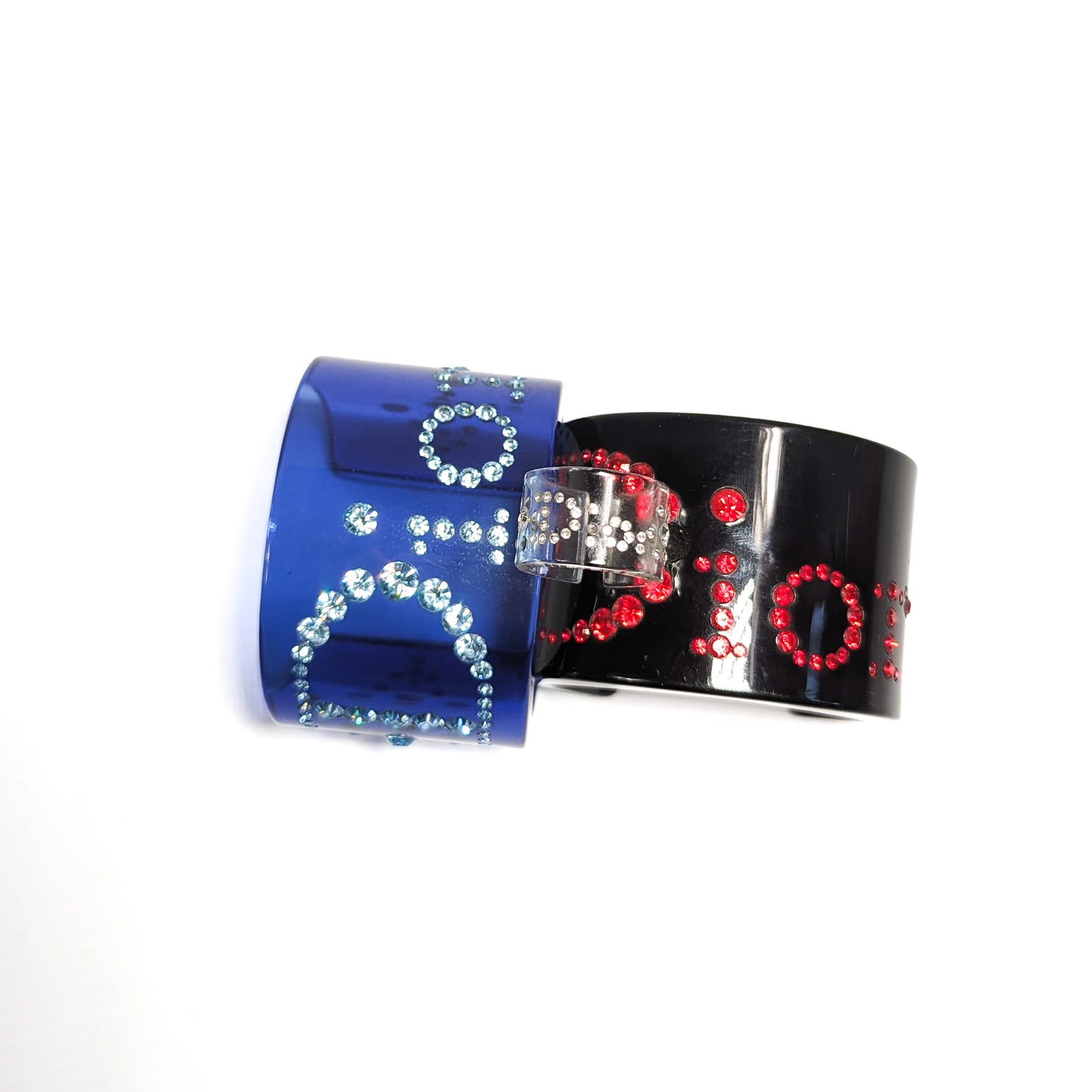 Dior blue cuff bracelet by Galliano