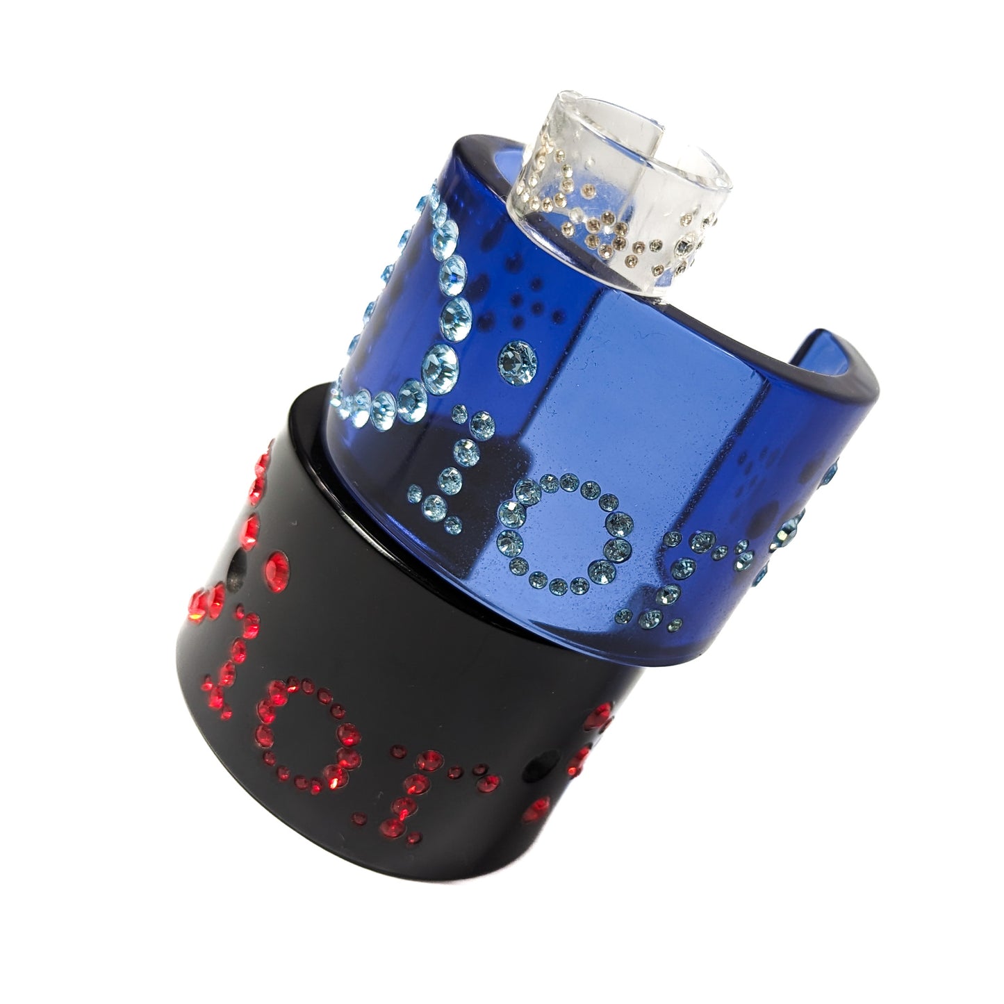 Dior blue cuff bracelet by Galliano