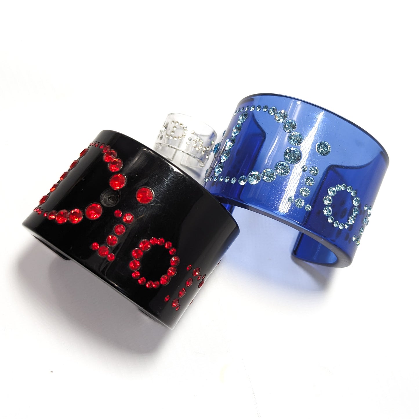 Dior blue cuff bracelet by Galliano