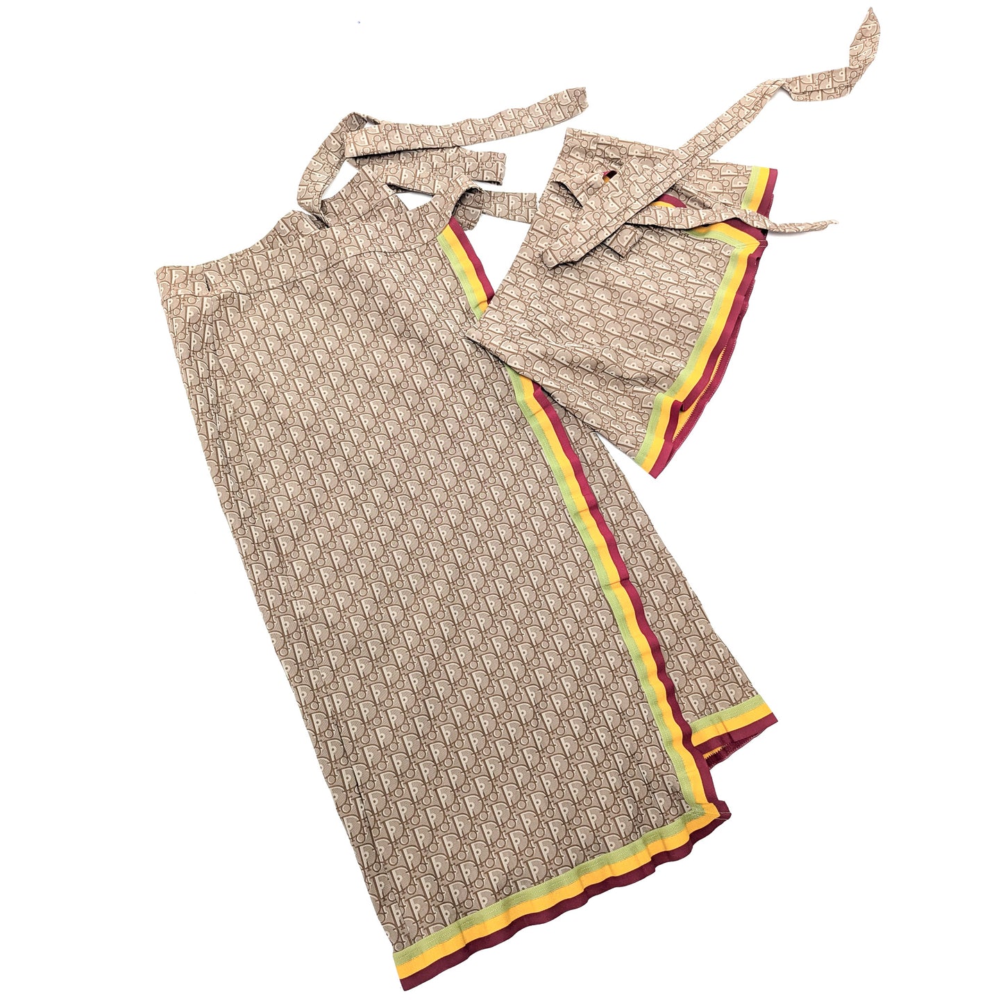 Dior by John Galliano Monogram Rasta short Pareo Skirt S/S2004