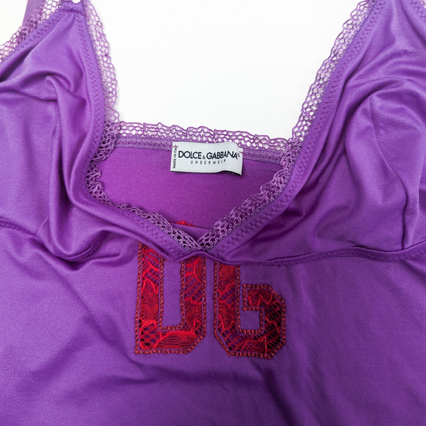 Dolce & Gabbana purple tank top - M