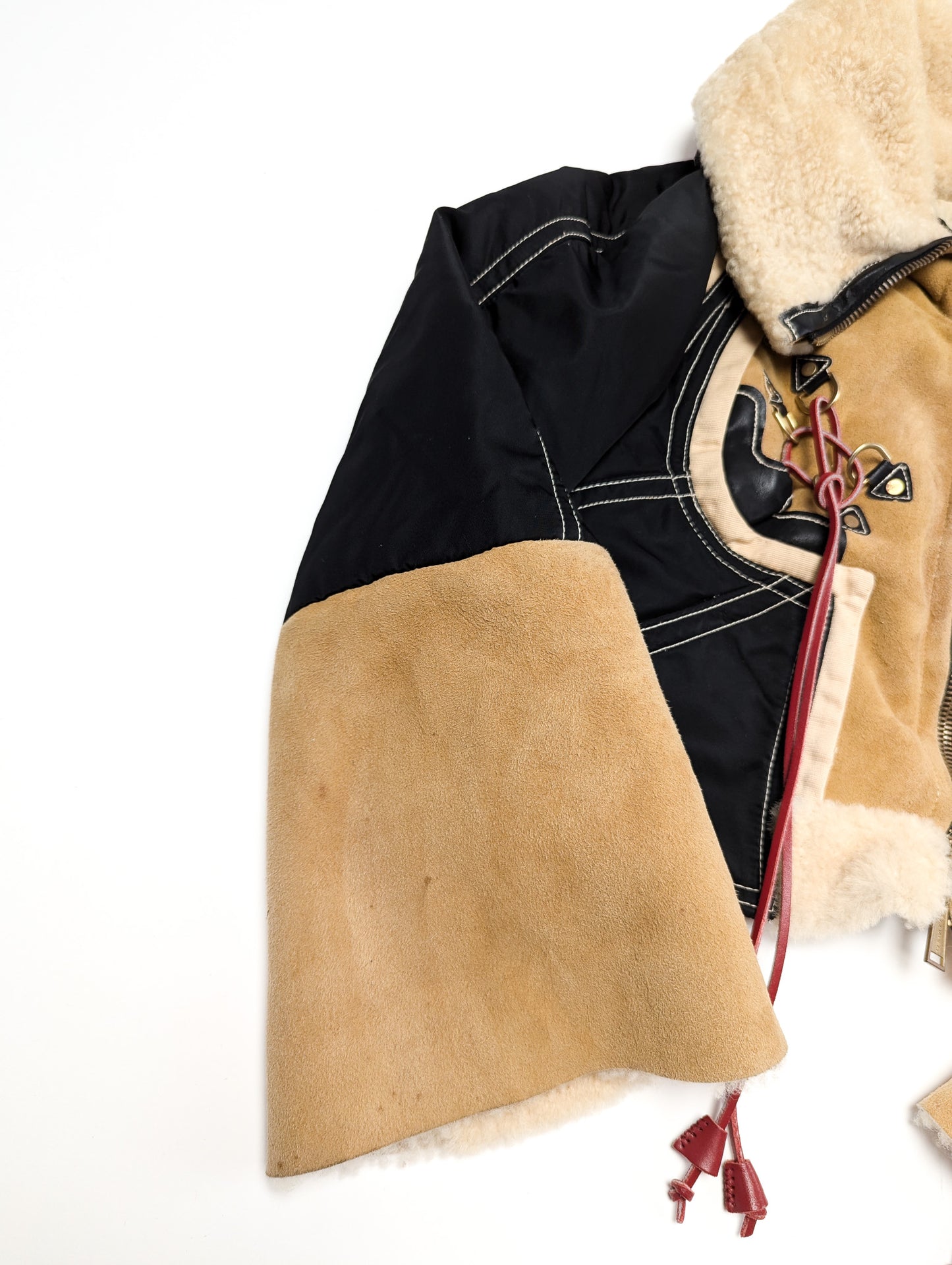 Veste en daim cropped Dsquared2 - F/W 2004