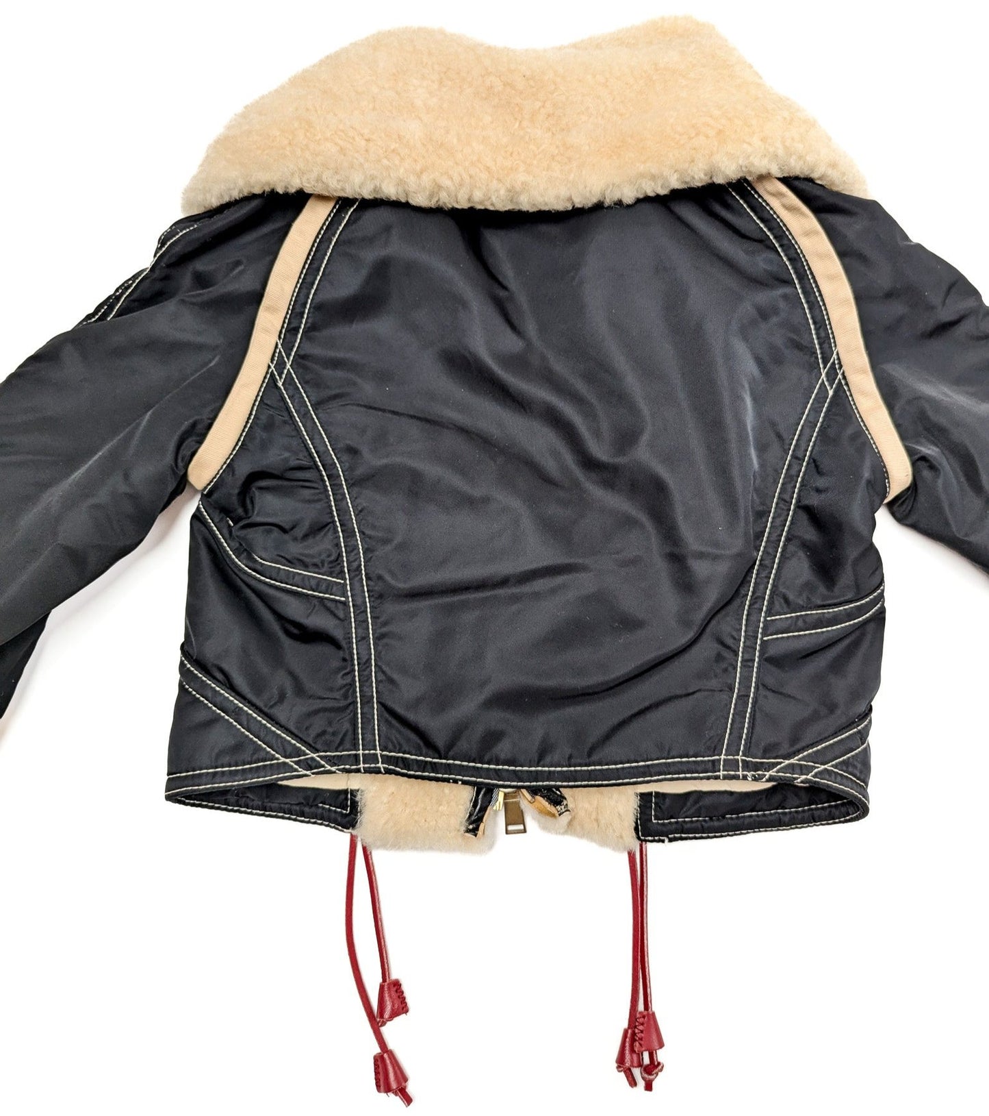 Veste en daim cropped Dsquared2 - F/W 2004
