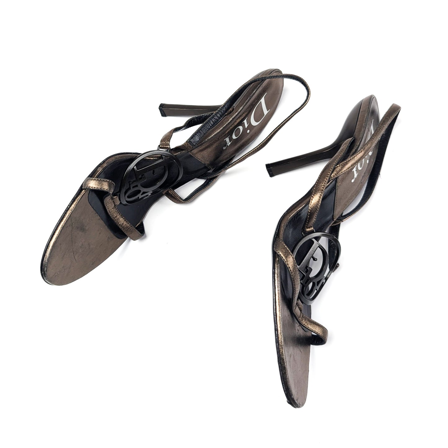 Sandales bronze Dior par Galliano - EU40,5|7,5UK|9,5US