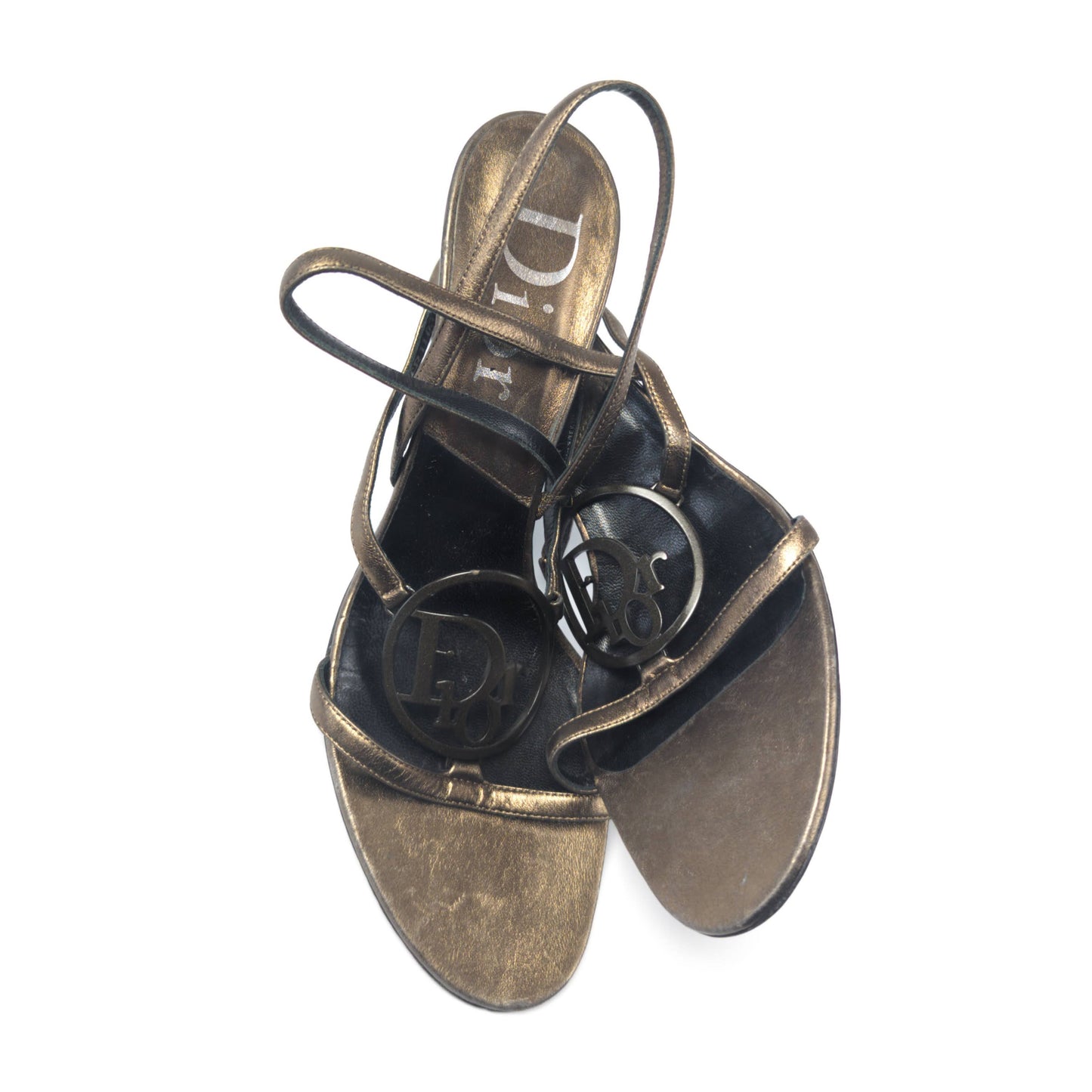 Sandales bronze Dior par Galliano - EU40,5|7,5UK|9,5US