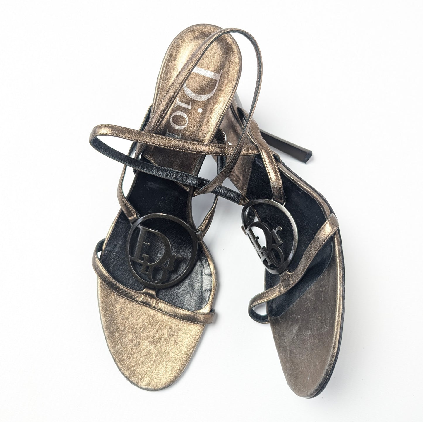 Sandales bronze Dior par Galliano - EU40,5|7,5UK|9,5US