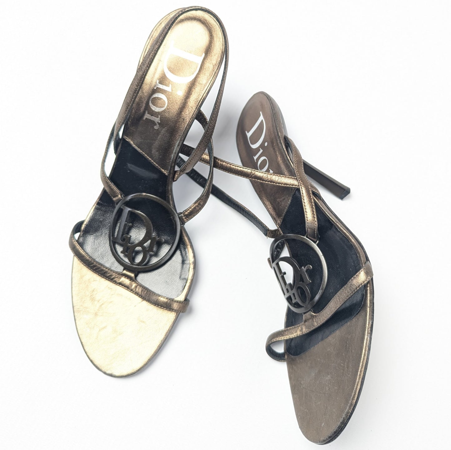 Sandales bronze Dior par Galliano - EU40,5|7,5UK|9,5US