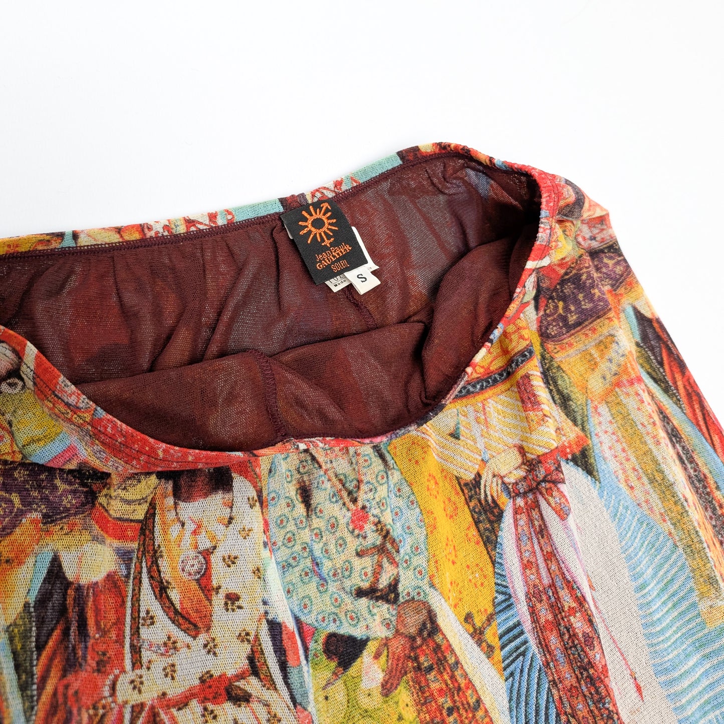 Indian pattern pants Jean Paul Gaultier A/W1998