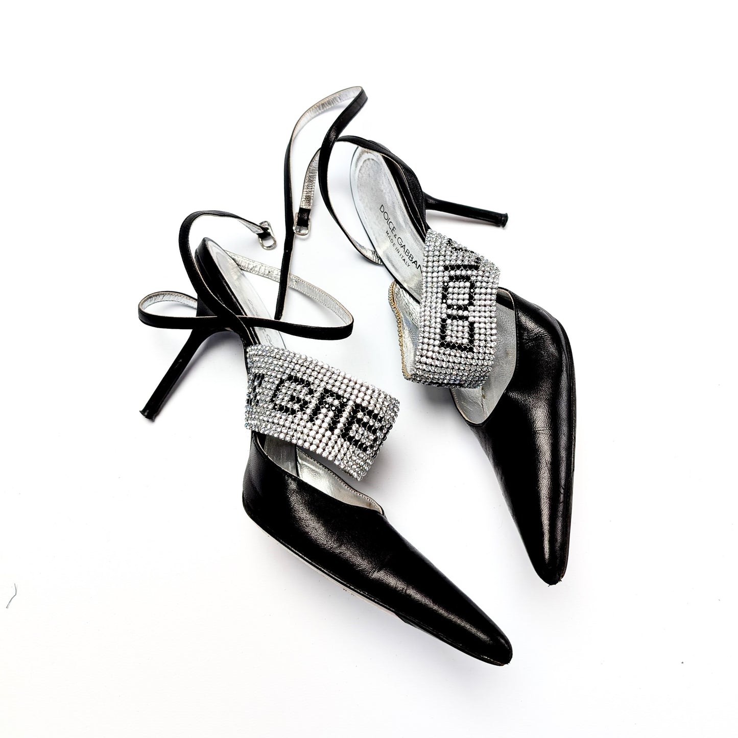 Dolce & Gabbana rhinestone slingback - EU37|UK4|US6