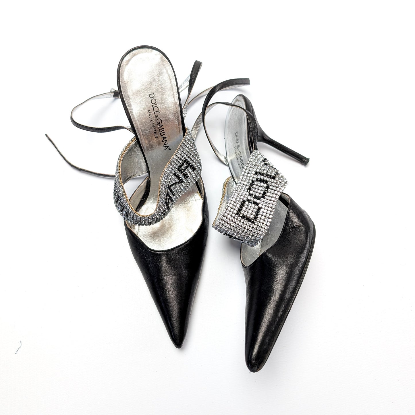 Dolce & Gabbana rhinestone slingback - EU37|UK4|US6