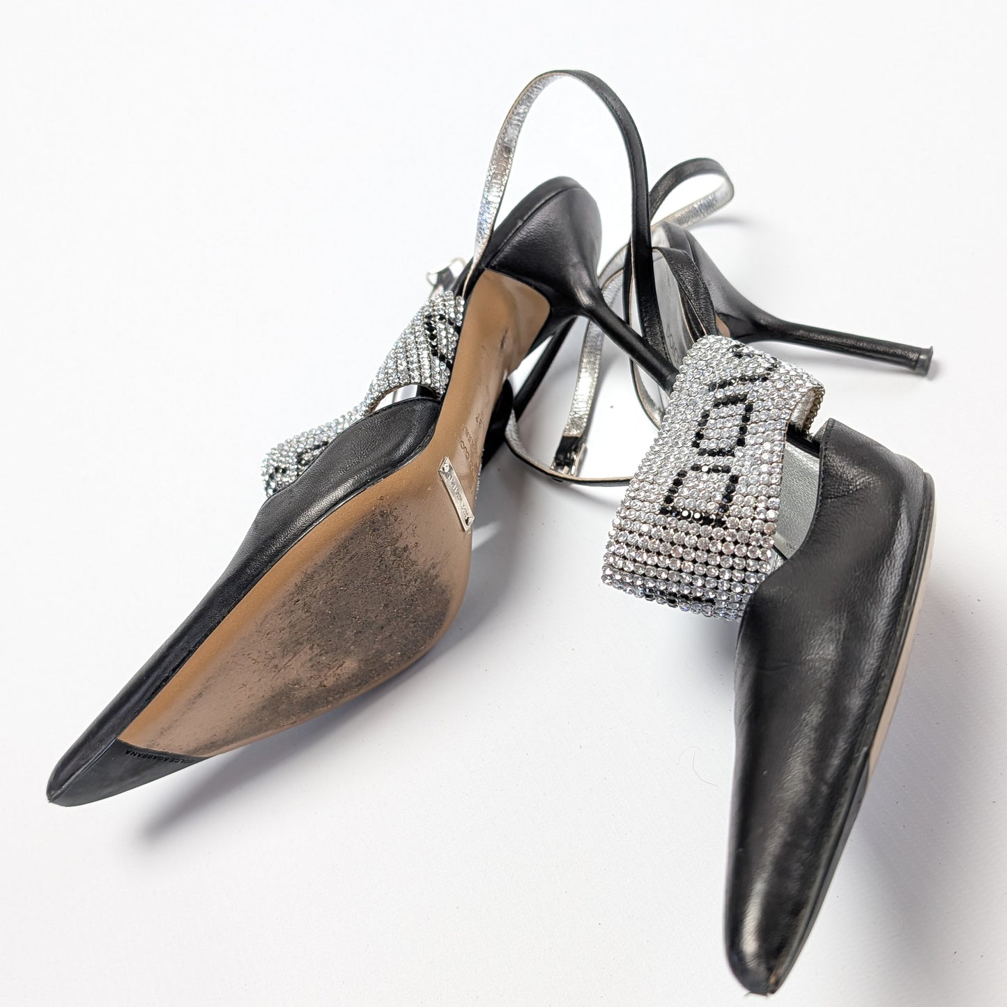 Dolce & Gabbana rhinestone slingback - EU37|UK4|US6