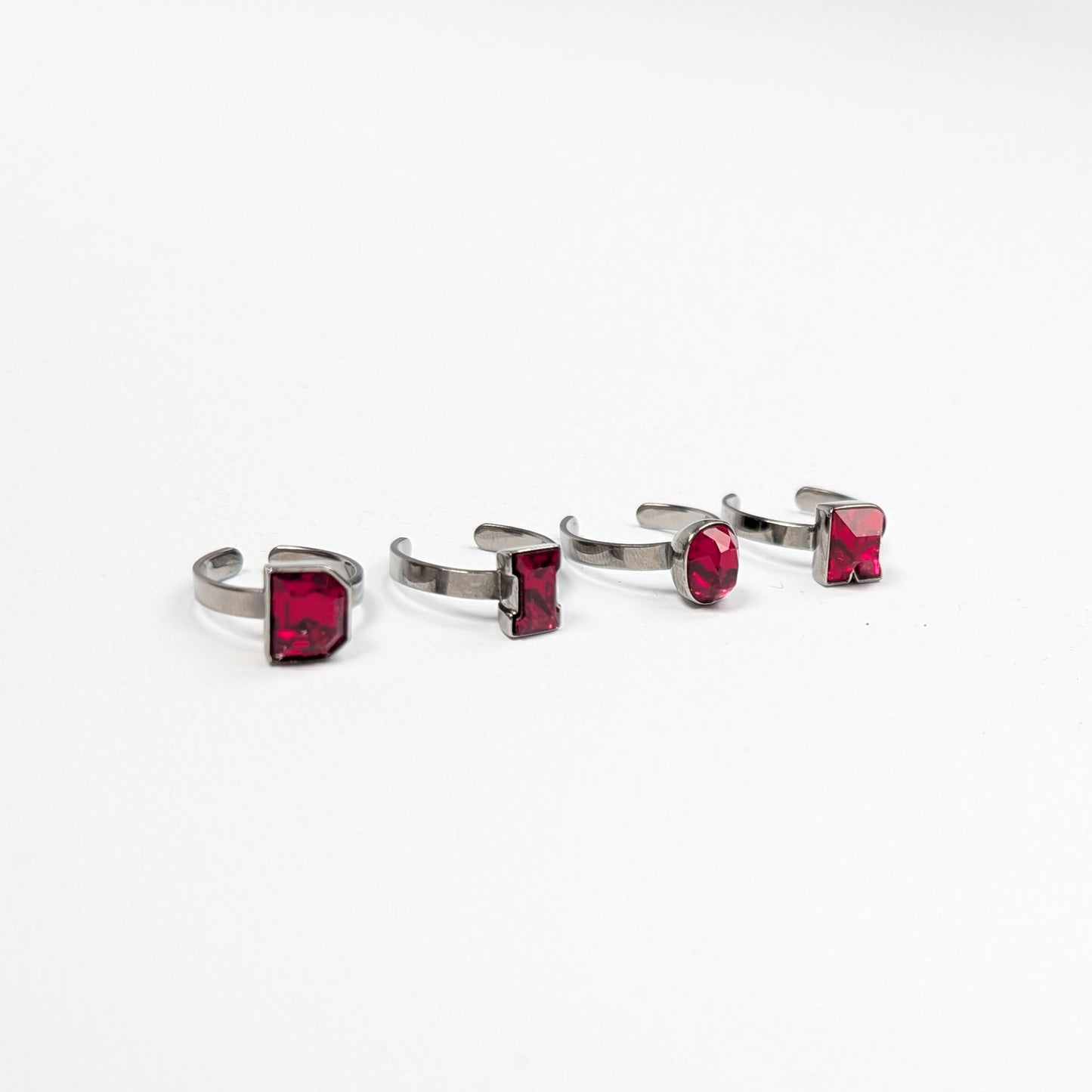 Dior Red Diamond Rings by Galliano - F/W 2000