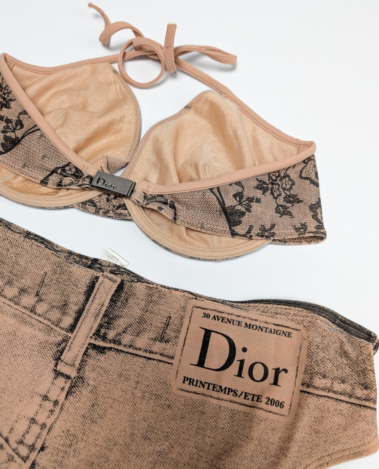 Dior by Galliano Trompe l'Oeil Denim Swimsuit - S/S 2006