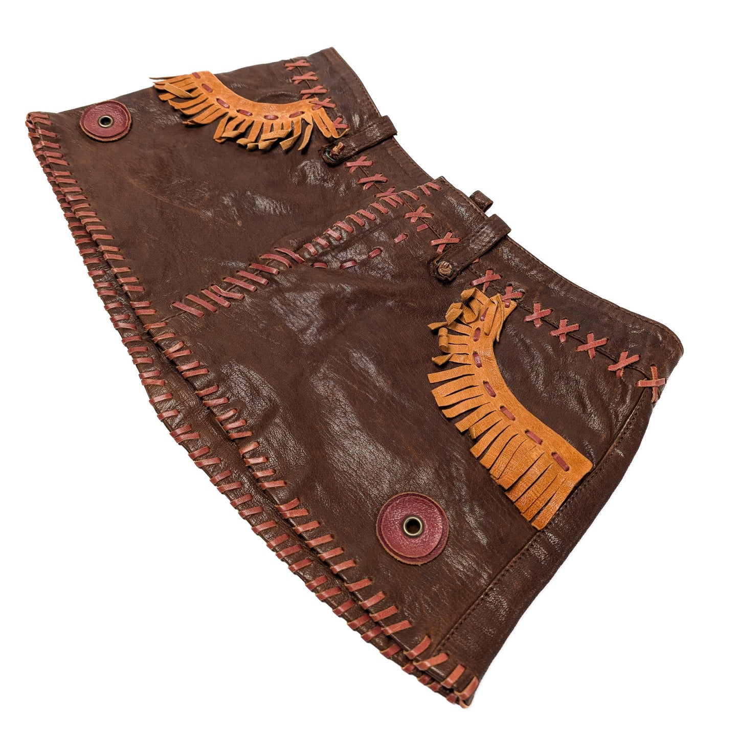 Dsquared2 leather skirt 2005 - M