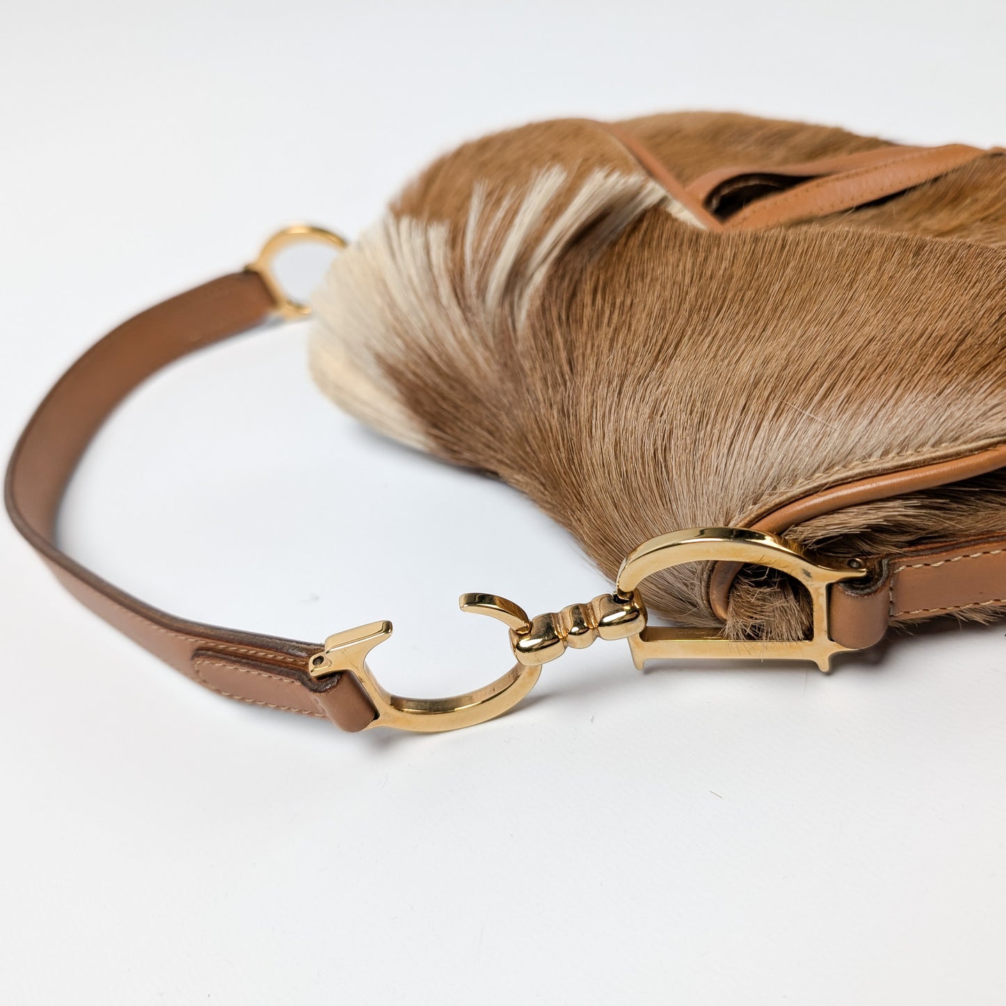 Mini Dior "pony hair" Saddle bag by Galliano - F/W 2000