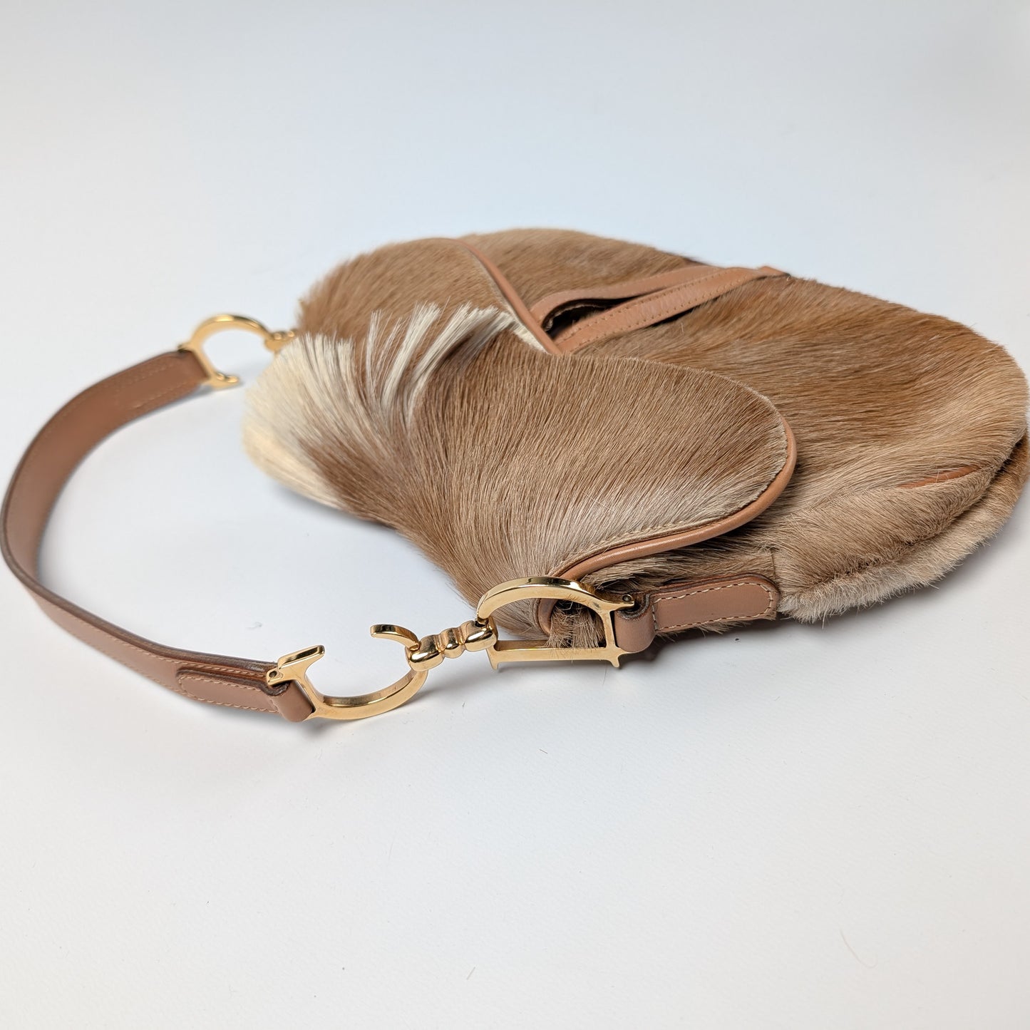 Mini Dior "pony hair" Saddle bag by Galliano - F/W 2000
