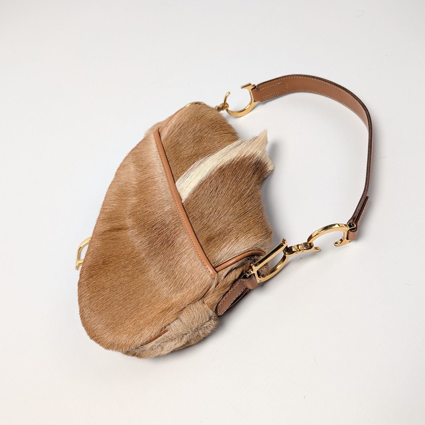 Mini Dior "pony hair" Saddle bag by Galliano - F/W 2000