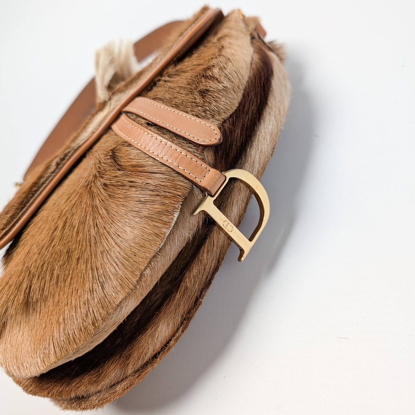 Mini Dior "pony hair" Saddle bag by Galliano - F/W 2000