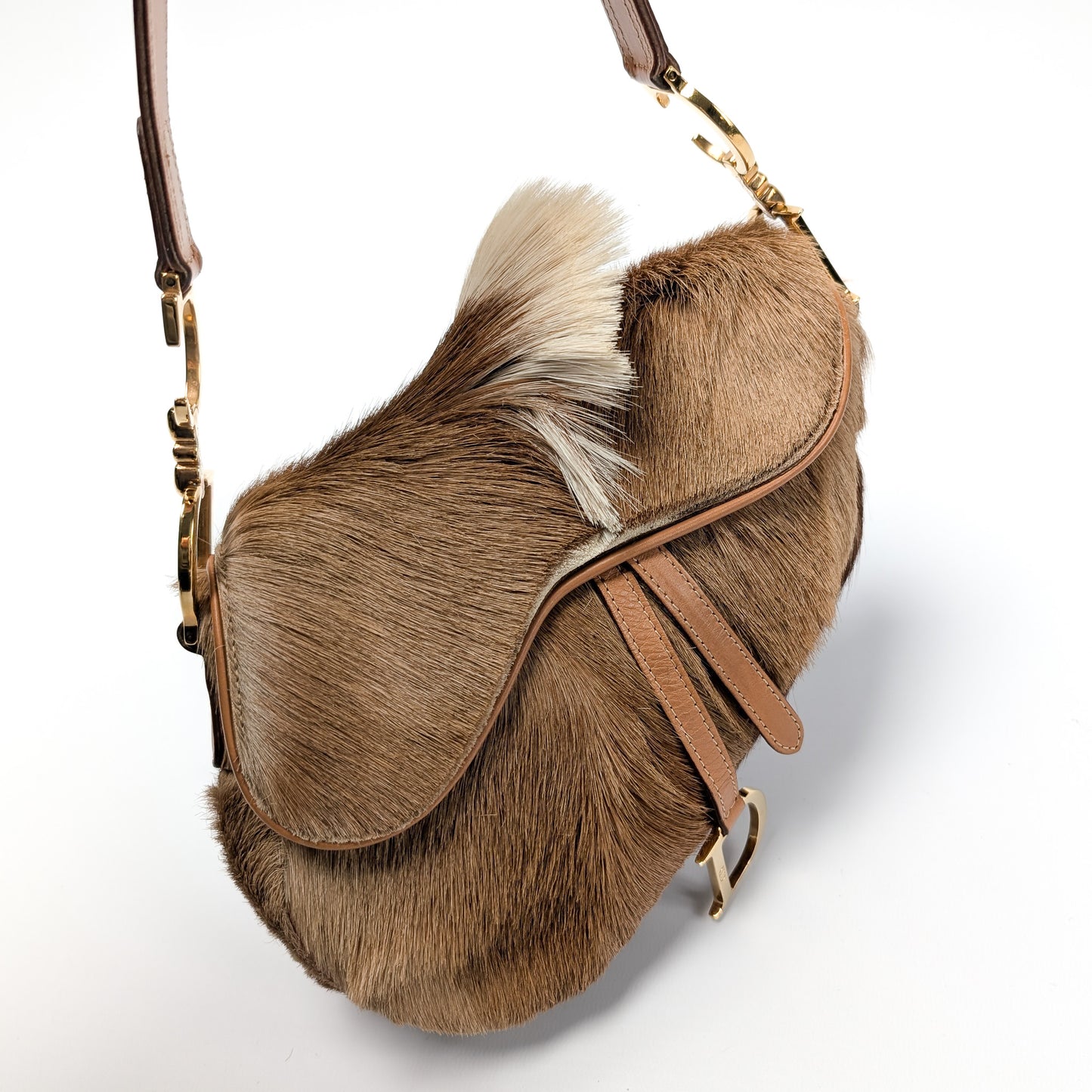 Mini Dior "pony hair" Saddle bag by Galliano - F/W 2000