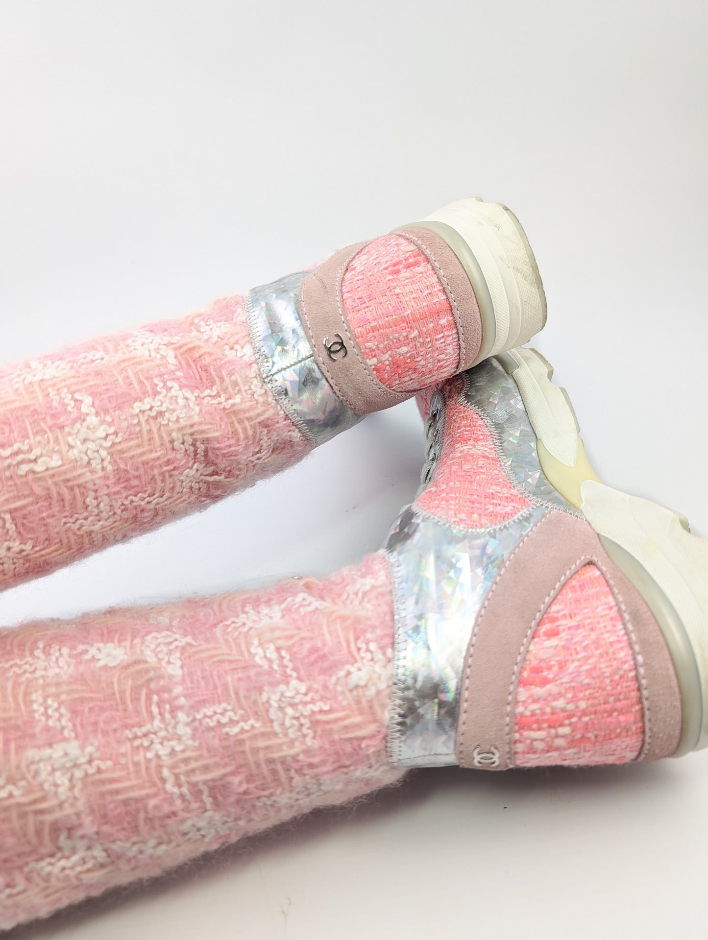 Chanel tweed sport boots F/W 2015 EU39,5|UK6,5|US8,5