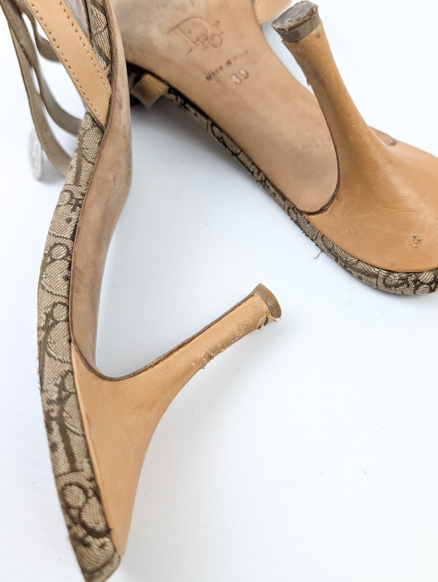 Monogram Mules Embellished with Dior Coins by Galliano - EU39|UK6|US8