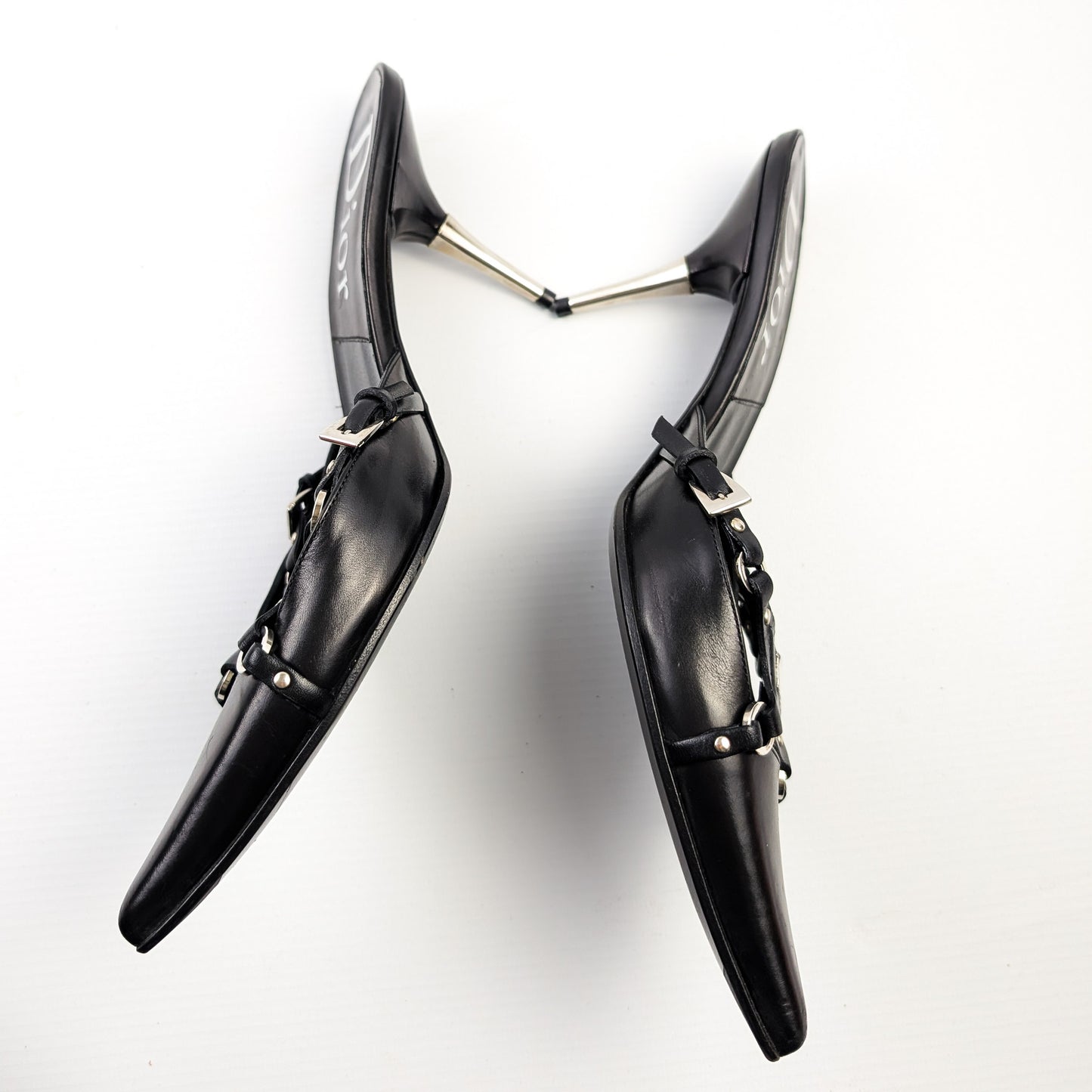 Dior mules by Galliano bondage F/W 2003 - FR38.5|UK5.5|US6.5