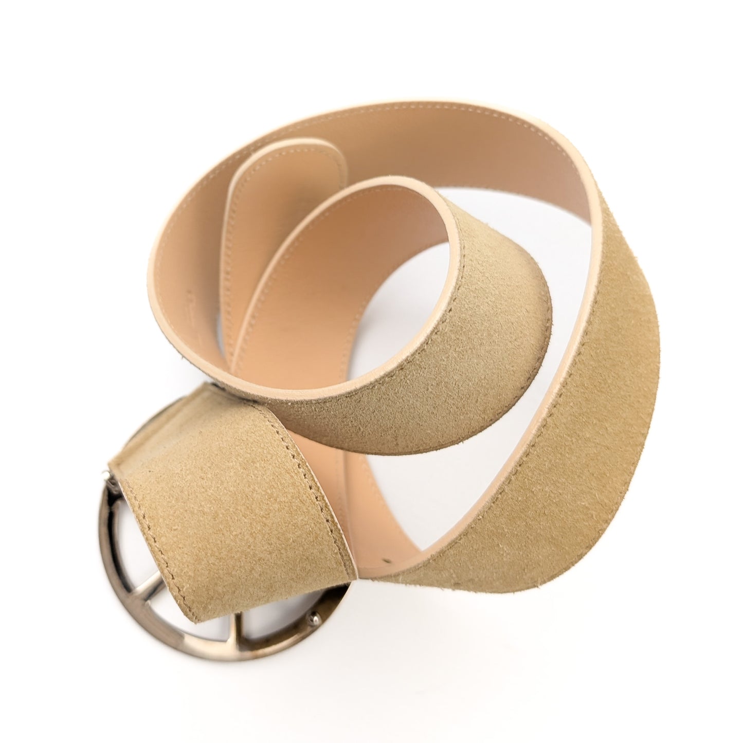 Beige suede belt by Galliano Peace and love - S/S 2005