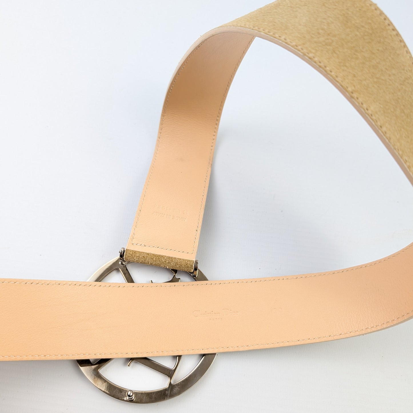Beige suede belt by Galliano Peace and love - S/S 2005