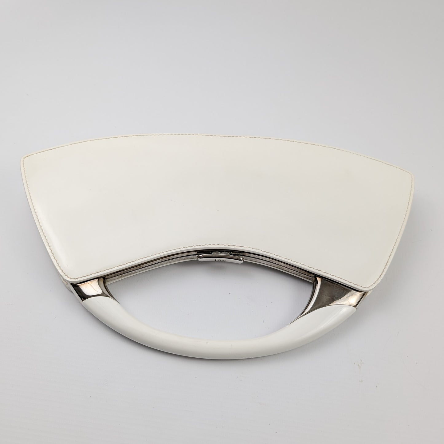 Dior Bondage handbag in white leather by Galliano - A/W 2003
