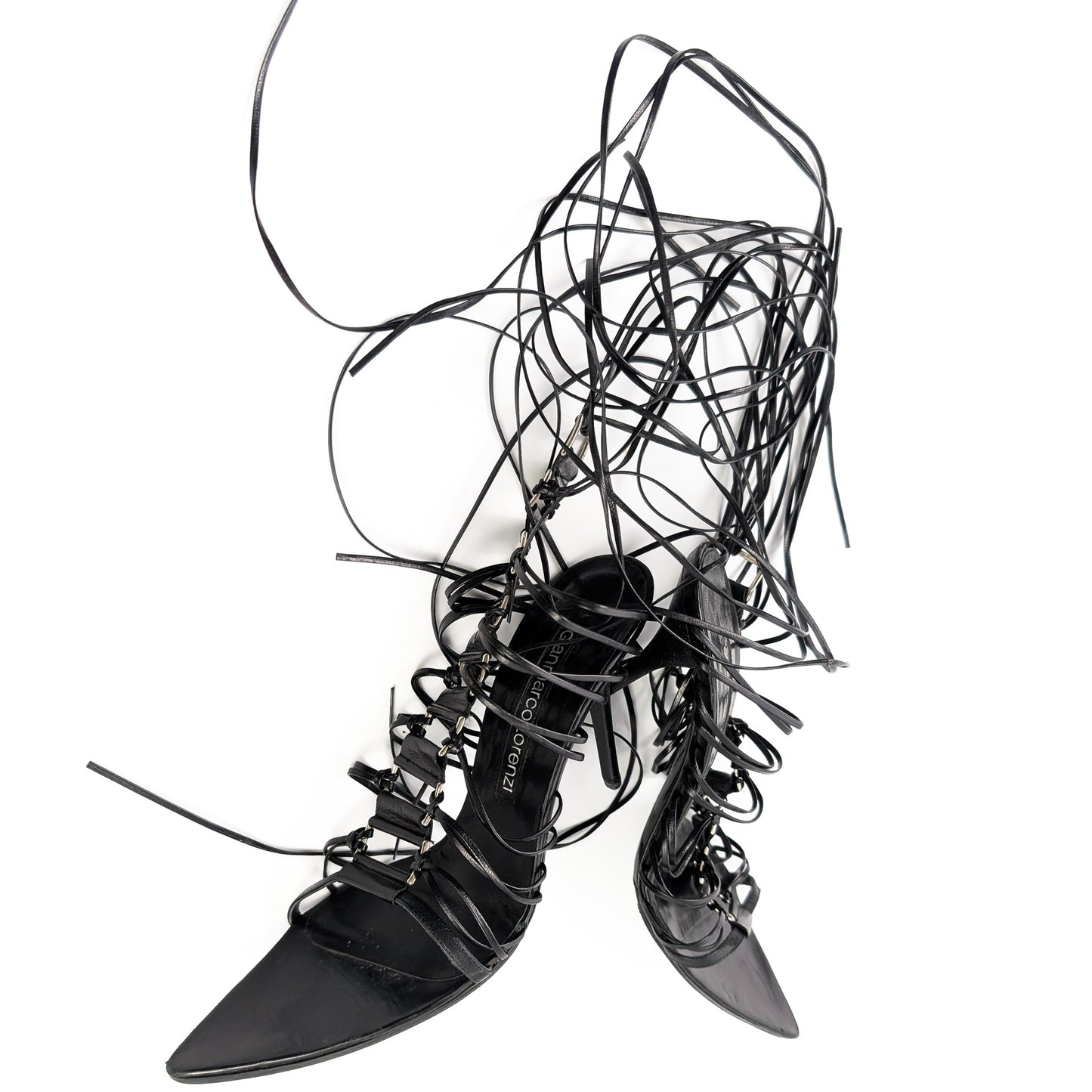 Gianmarco Lorenzi tie sandals - EU37|UK4|US6