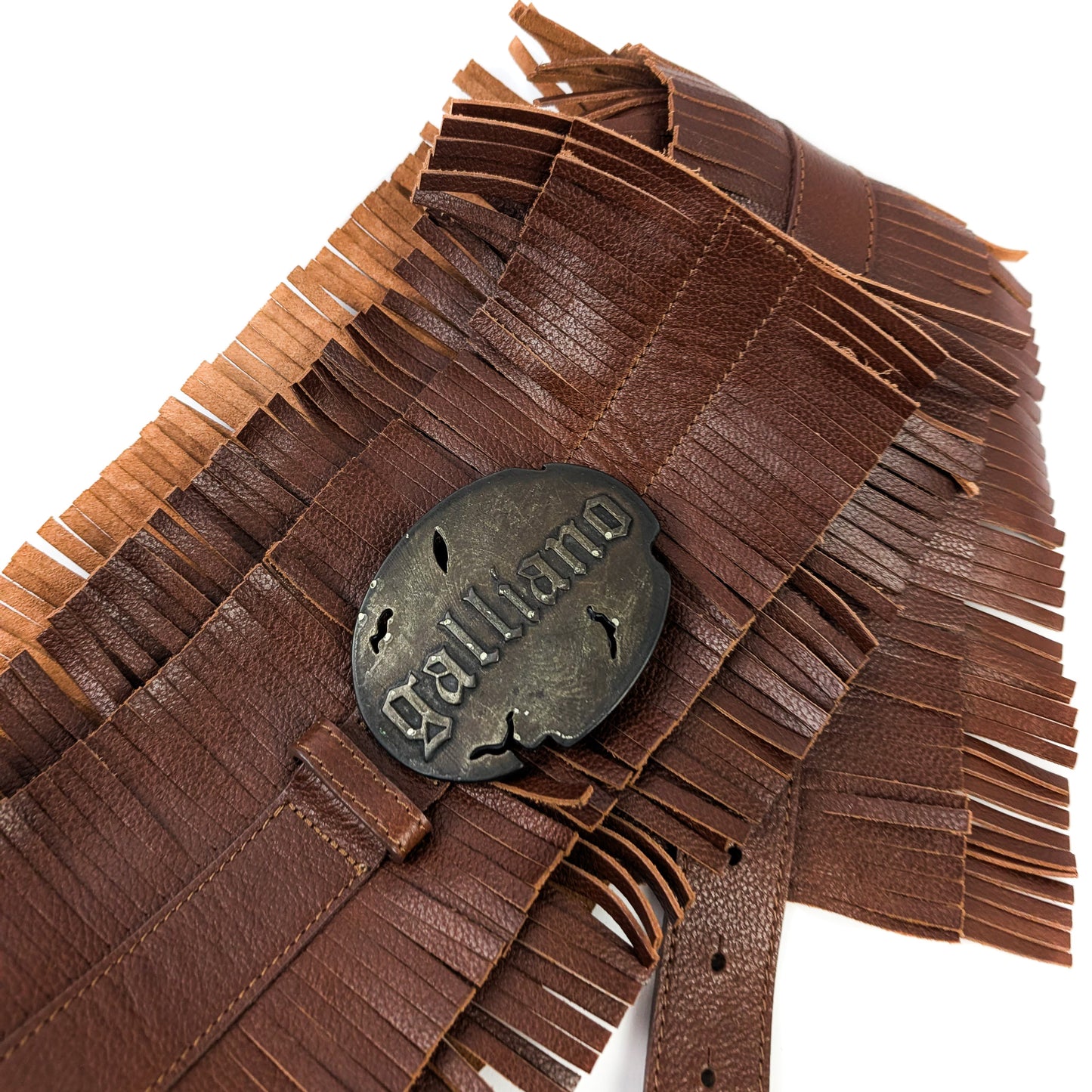 Galliano fringed belt