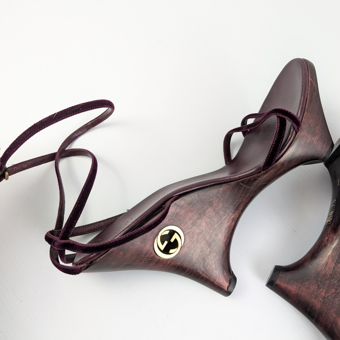 Gucci Geisha wooden sandals - EU39|6UK|8US